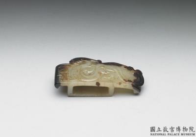 图片[2]-Jade scabbard slide with beast pattern, mid-Western Han to Eastern Han dynasty, 140 BCE-220 CE-China Archive
